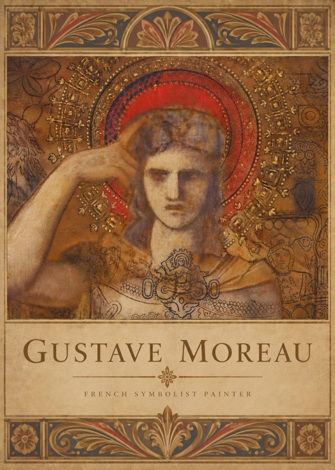 Gustave Moreau L'apparition II No6 - Póster
