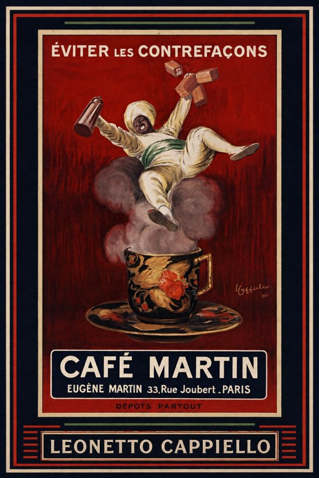 Leonetto Cappiello Café Martin No4 - Póster