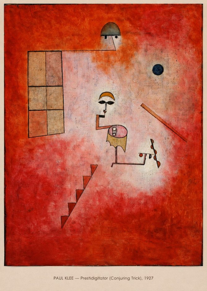 Paul Klee Prestidigitator (Conjuring Trick), 1927 No6 - Póster