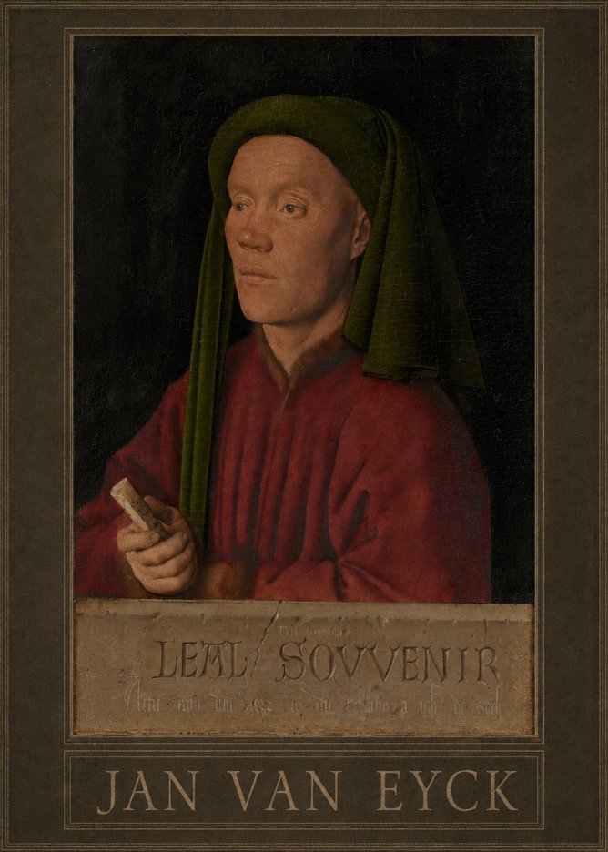 Jan van Eyck Léal Souvenir No1 - Póster