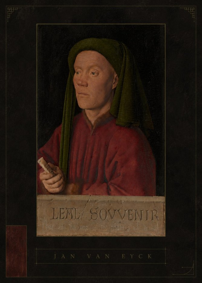 Jan van Eyck Léal Souvenir No4 - Póster