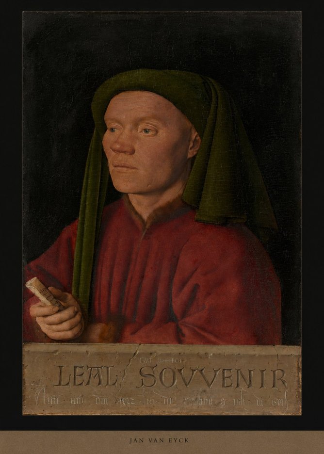 Jan van Eyck Léal Souvenir No5 - Póster
