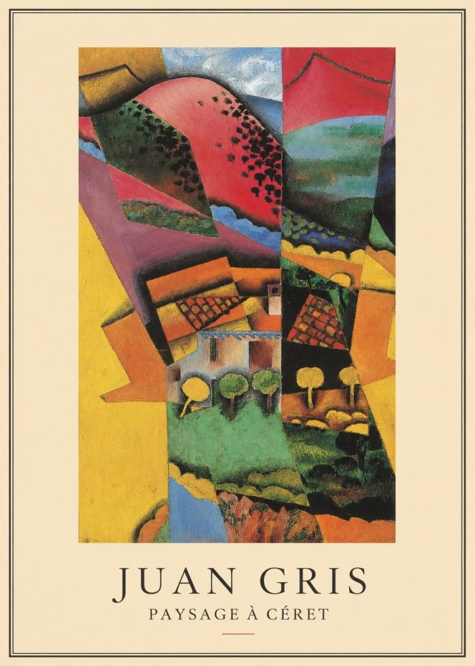 Juan Gris Paysage À Céret No3 - Póster
