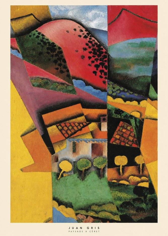 Juan Gris Paysage À Céret No6 - Póster