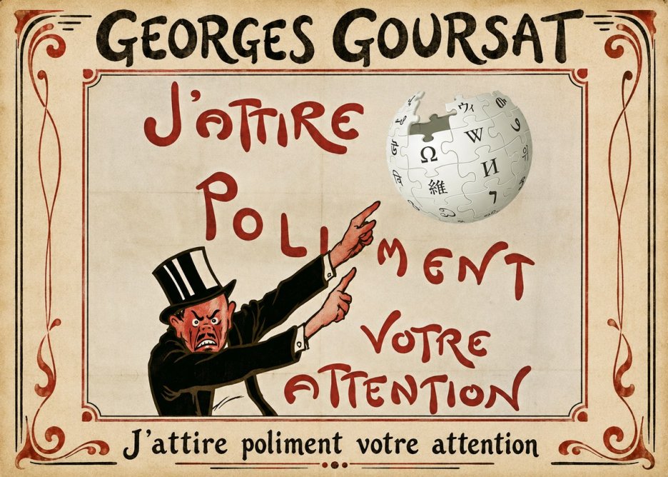 Georges Goursat J'attire Poliment Votre Attention No1 - Póster