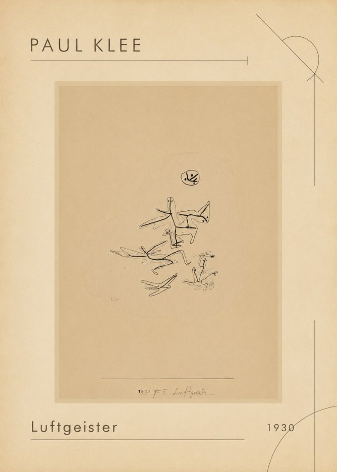 Paul Klee Luftgeister No1 - Póster