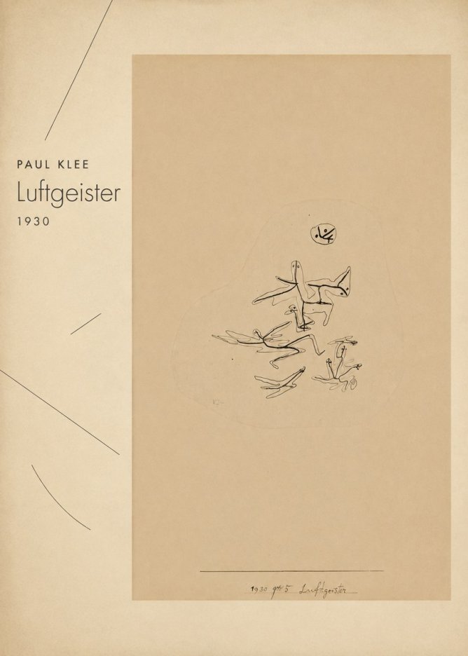 Paul Klee Luftgeister No2 - Póster
