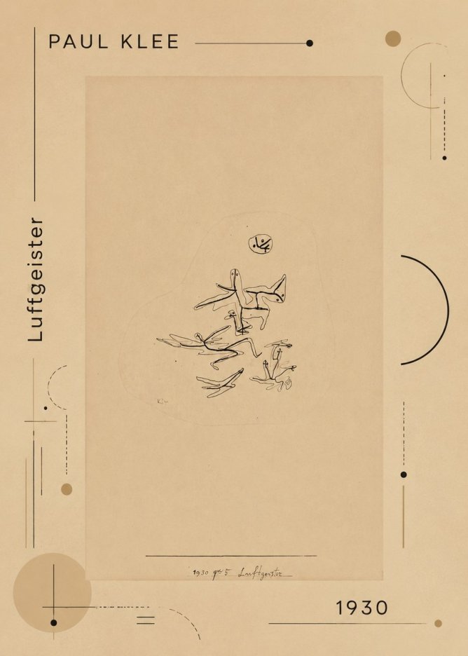 Paul Klee Luftgeister No4 - Póster