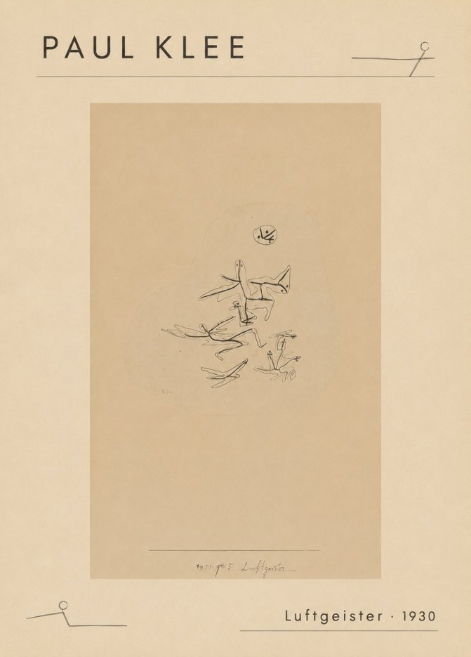 Paul Klee Luftgeister No6 - Póster