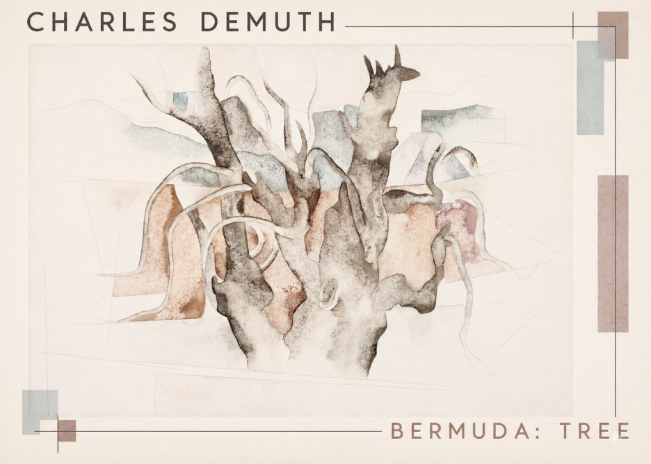 Charles Demuth Bermuda: Tree No2 - Póster