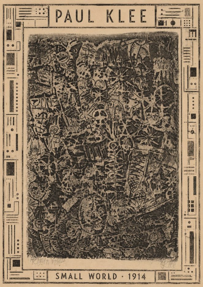 Paul Klee Small World No3 - Póster
