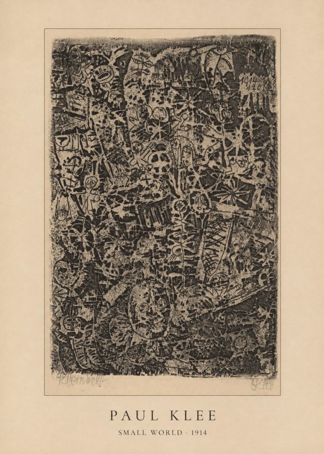 Paul Klee Small World No4 - Póster