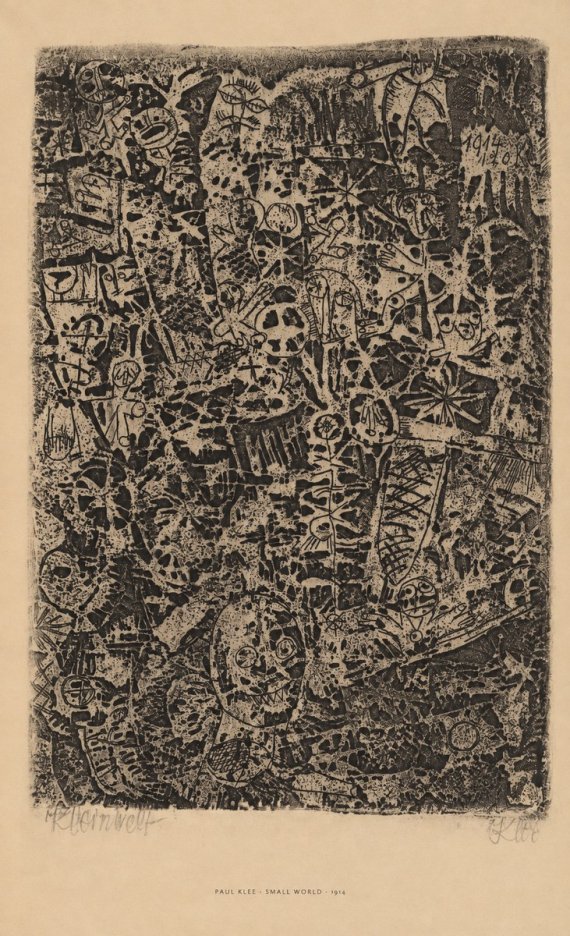 Paul Klee Small World No6 - Póster