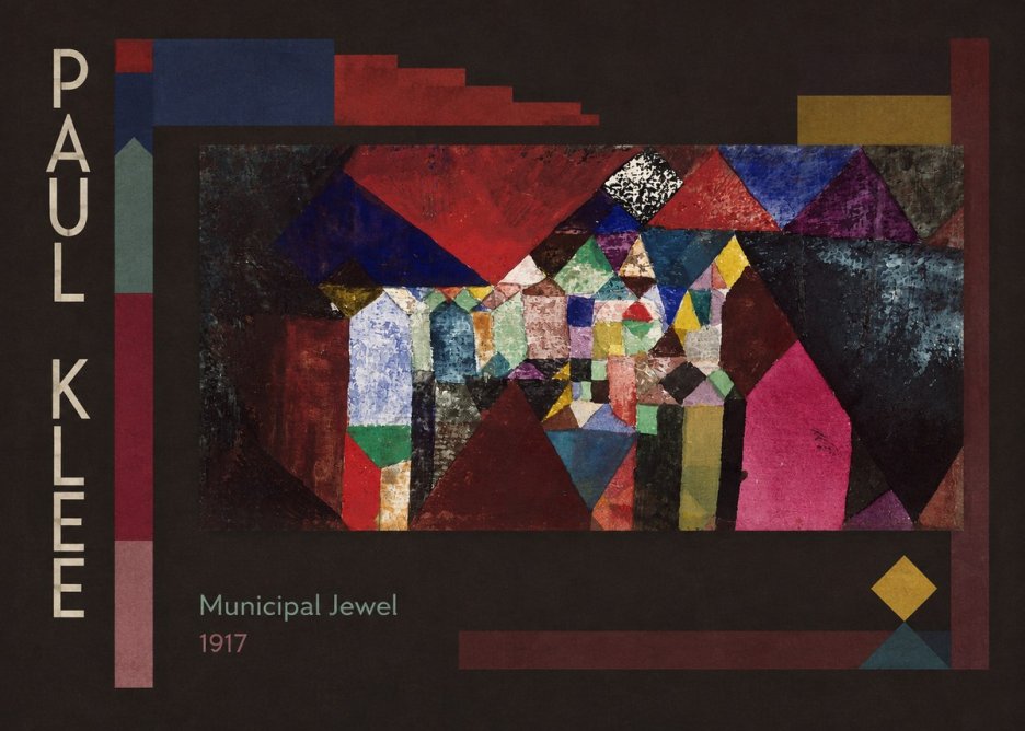 Paul Klee Municipal Jewel No3 - Póster