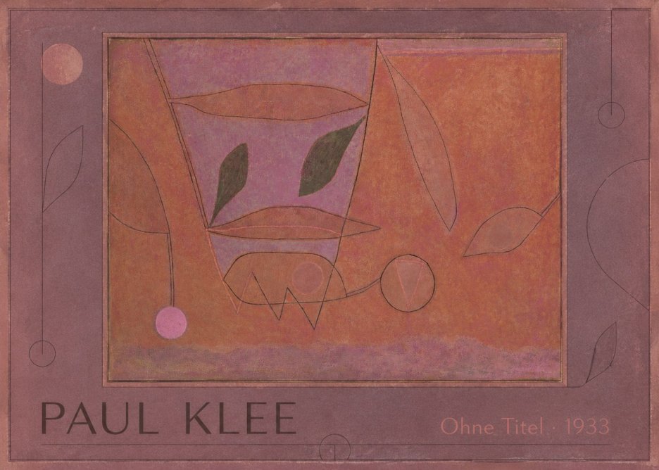 Paul Klee Ohne Titel II No1 - Póster
