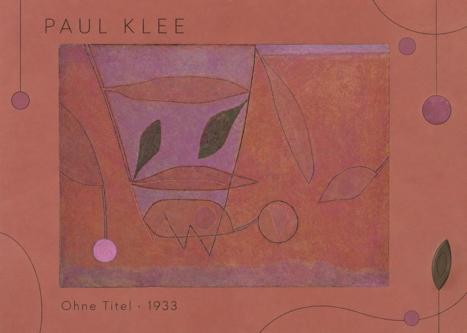 Paul Klee Ohne Titel II No4 - Póster