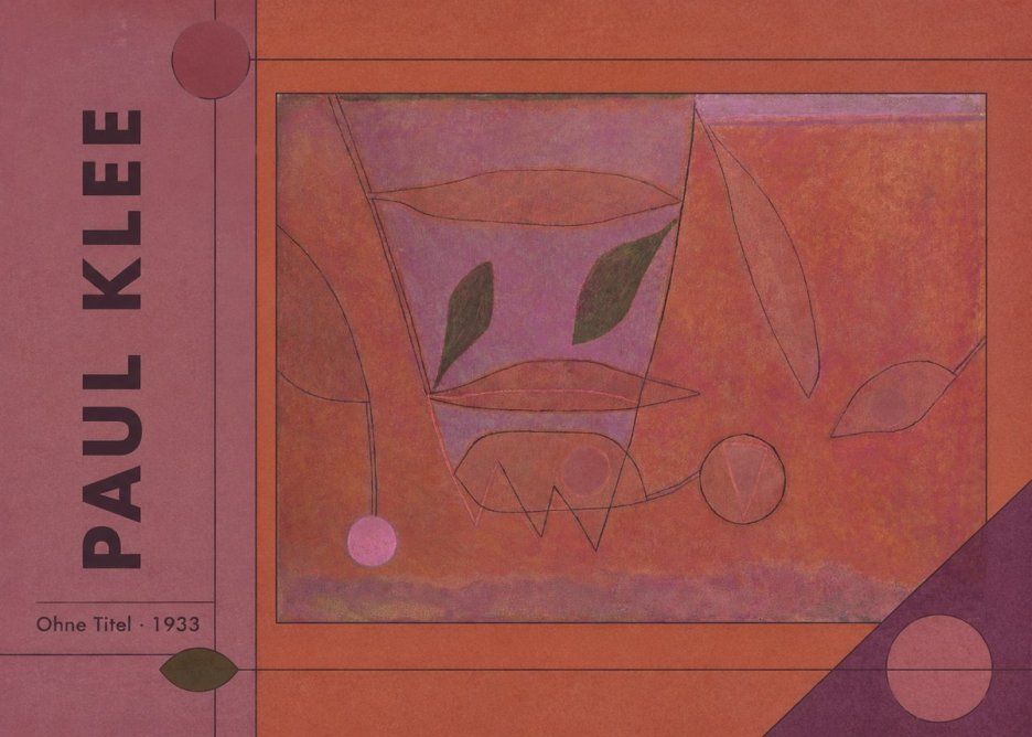 Paul Klee Ohne Titel II No5 - Póster