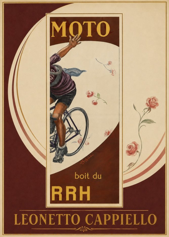 Leonetto Cappiello Moto Rrh No2 - Póster