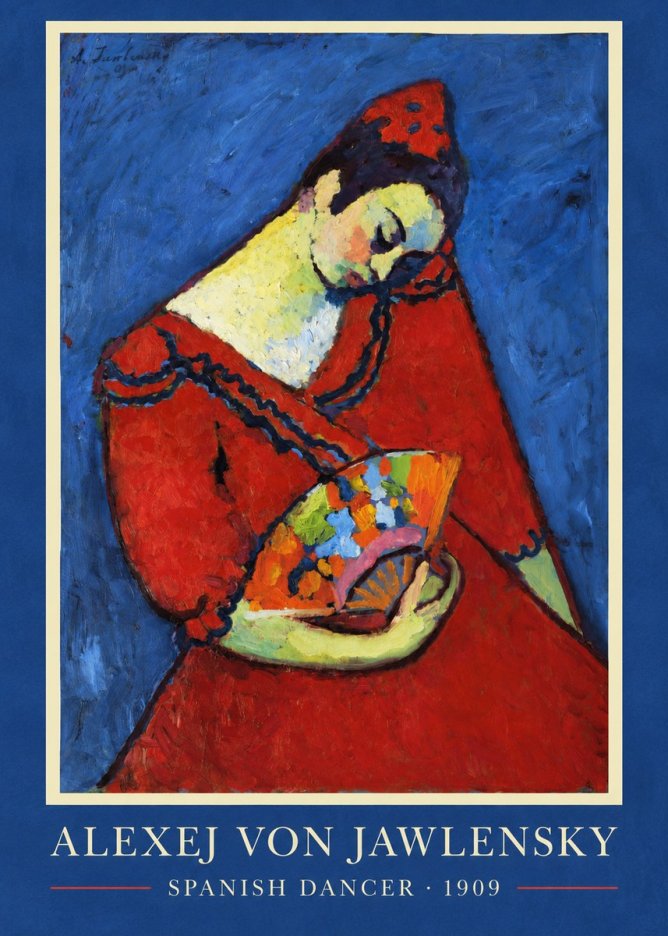 Alexej von Jawlensky Spanish Dancer No3 - Póster