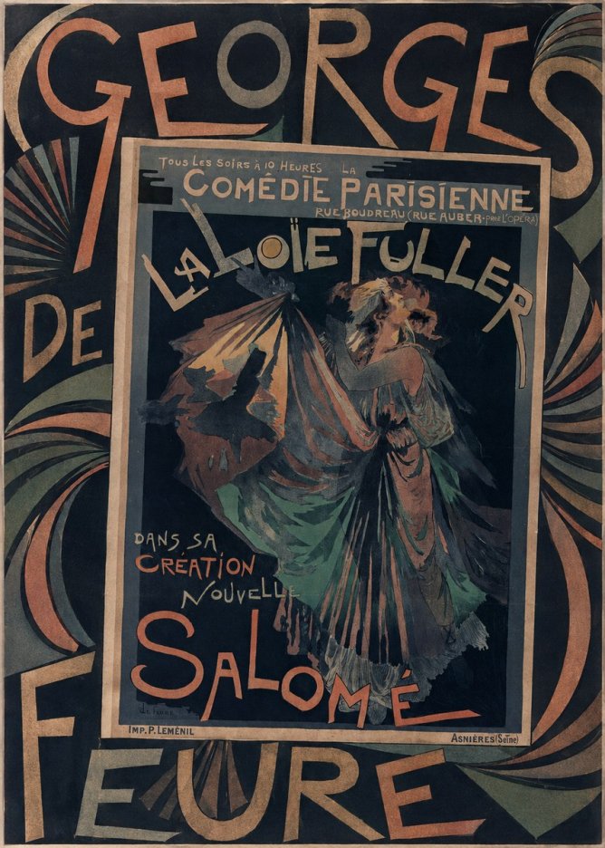 Georges de Feure La Loïe Fuller - Salomé III No5 - Póster