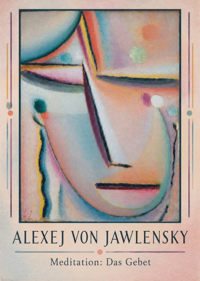 Alexej von Jawlensky Meditation: Das Gebet No1 - Póster