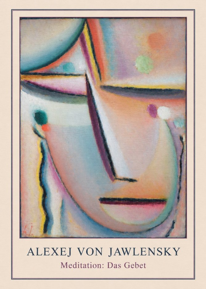 Alexej von Jawlensky Meditation: Das Gebet No4 - Póster