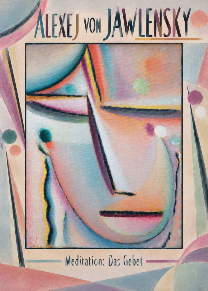Alexej von Jawlensky Meditation: Das Gebet No5 - Póster