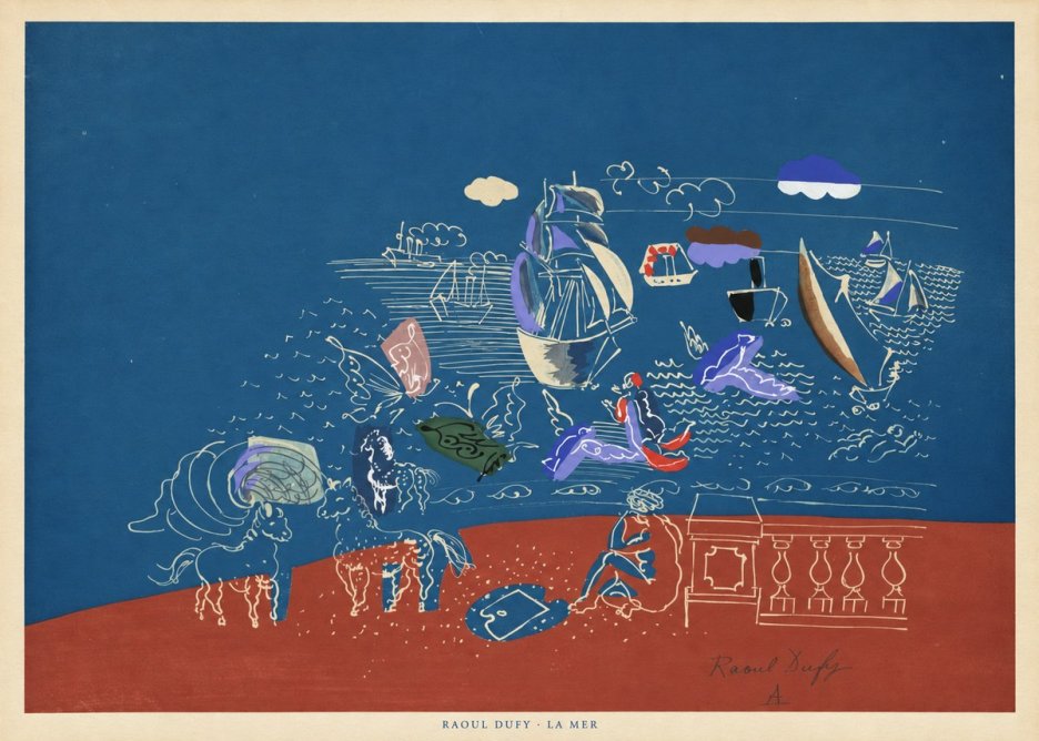 Raoul Dufy La Mer No6 - Póster