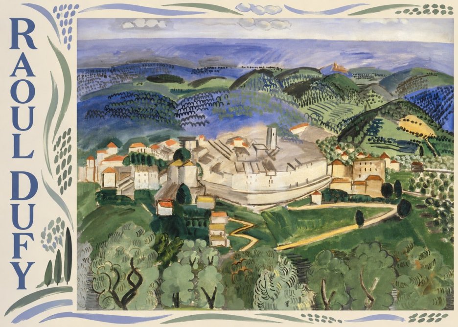 Raoul Dufy Vue De Vence No2 - Póster