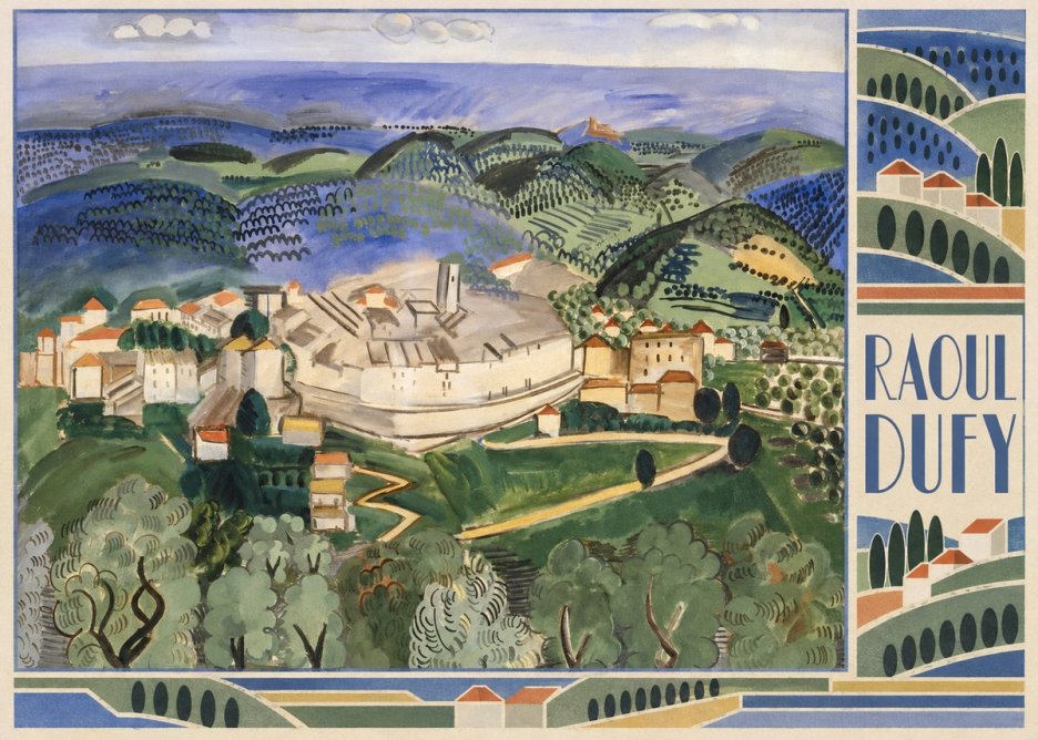 Raoul Dufy Vue De Vence No5 - Póster