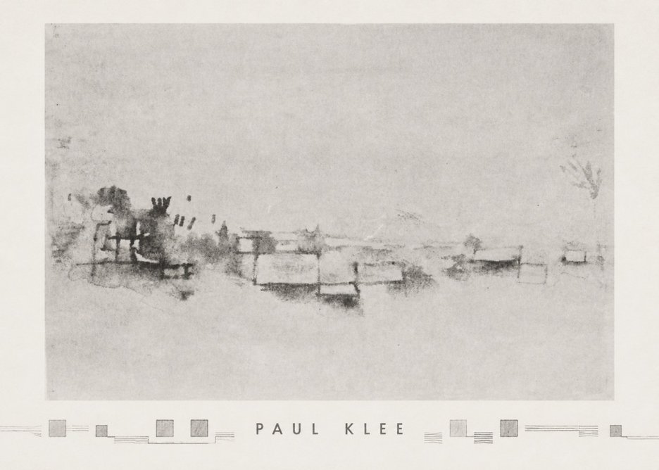 Paul Klee View of the Valley No3 - Póster
