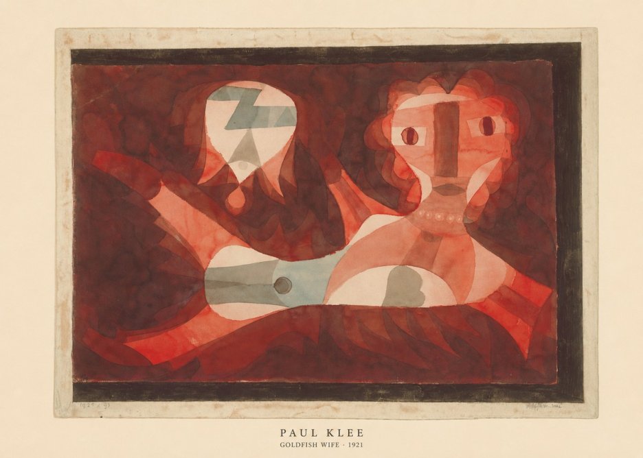 Paul Klee Goldfish Wife No6 - Póster