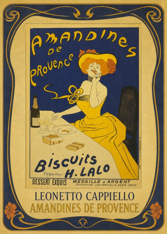Leonetto Cappiello Amandines De Provence Biscuits H. Lalo III No1 - Póster