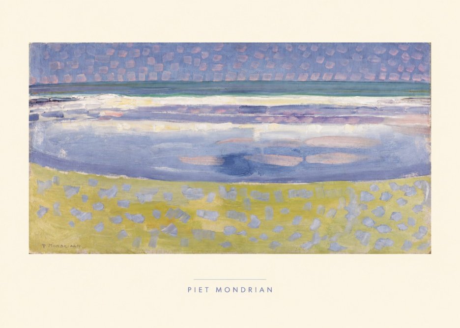 Piet Mondrian The Sea No6 - Póster
