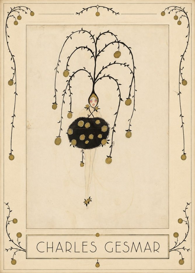 Charles Gesmar Figure with Hanging Orbs No1 - Póster