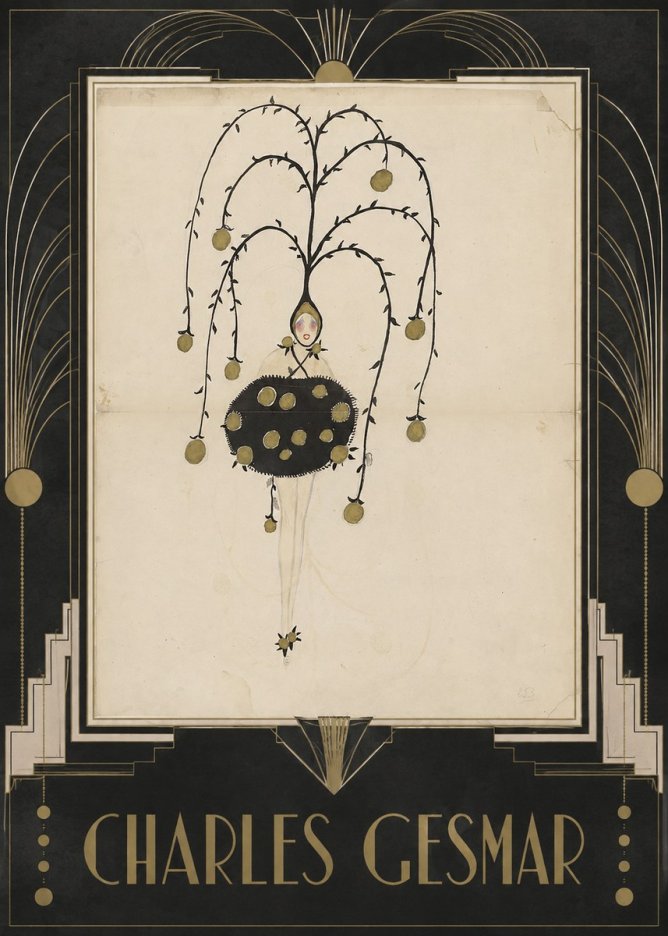Charles Gesmar Figure with Hanging Orbs No2 - Póster