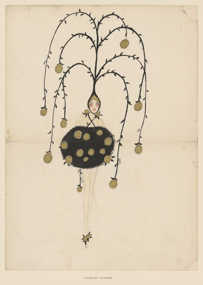 Charles Gesmar Figure with Hanging Orbs No5 - Póster