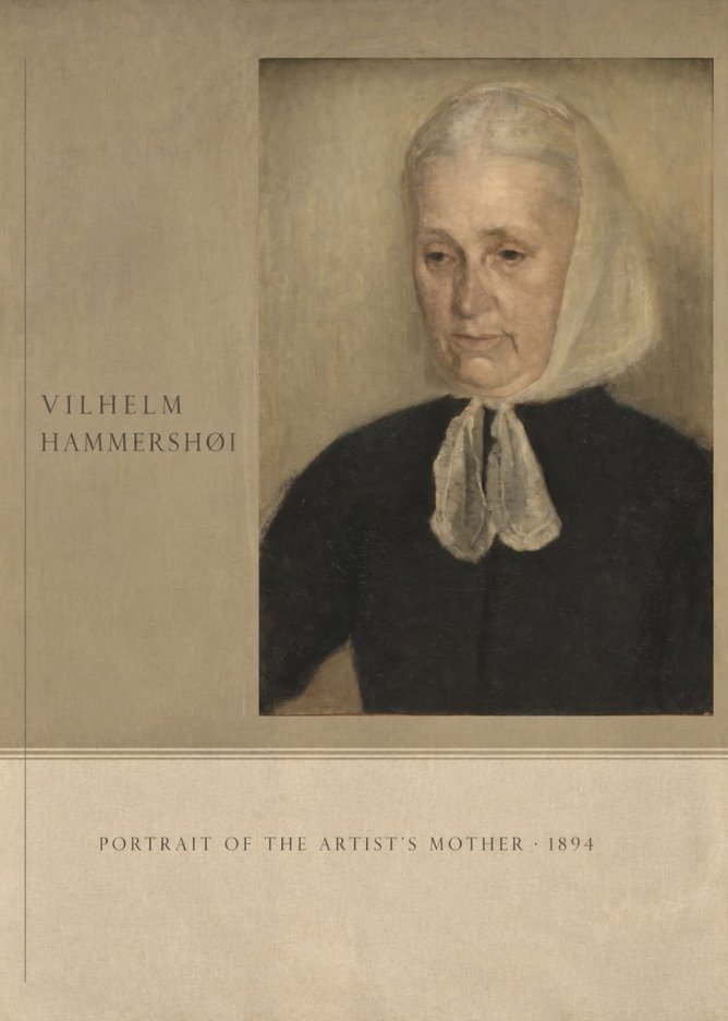 Vilhelm Hammershøi Portrait of the Artist's Mother · 1894 No5 - Póster
