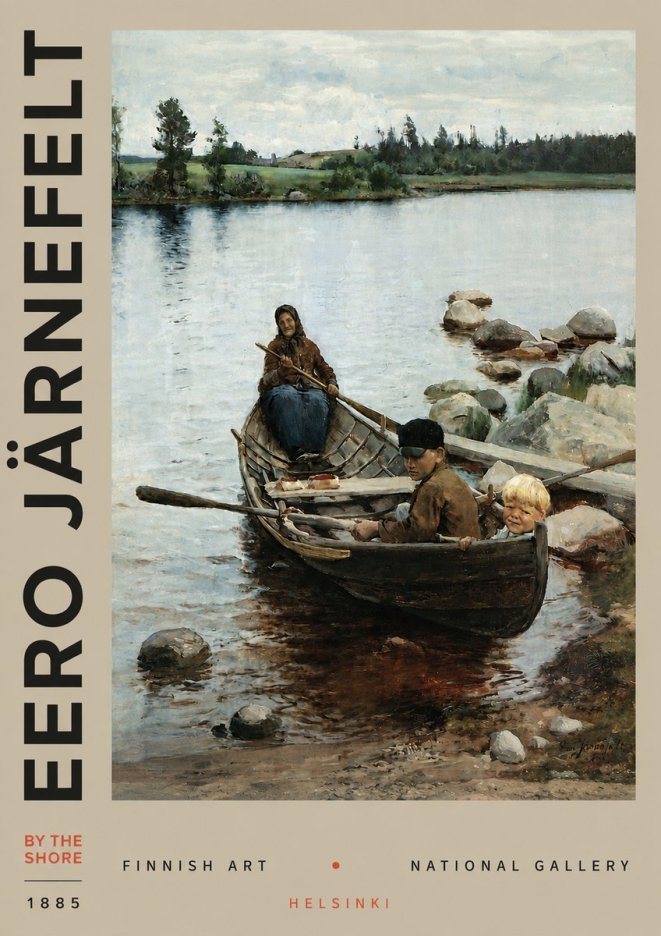 Eero Järnefelt By the Shore No3 - Póster