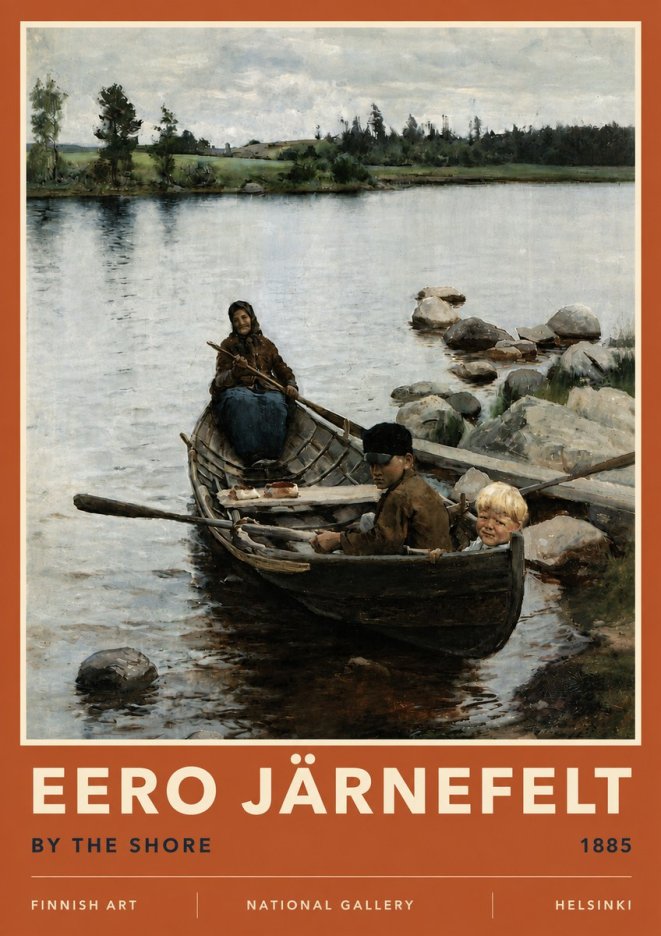 Eero Järnefelt By the Shore No5 - Póster