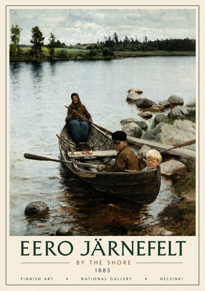 Eero Järnefelt By the Shore No6 - Póster