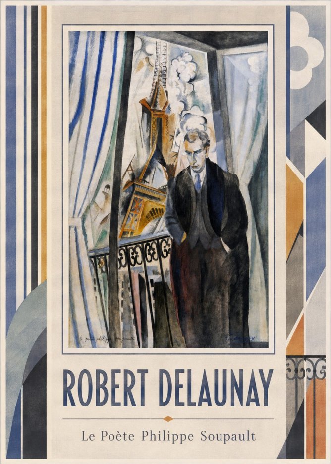 Robert Delaunay Le Poète Philippe Soupault No1 - Póster