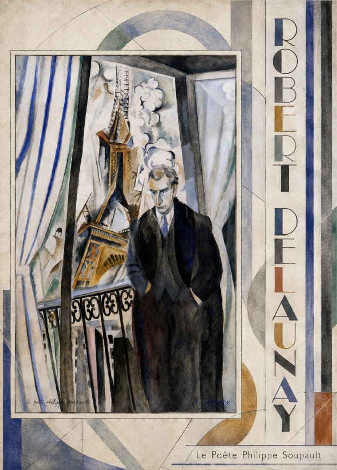 Robert Delaunay Le Poète Philippe Soupault No2 - Póster