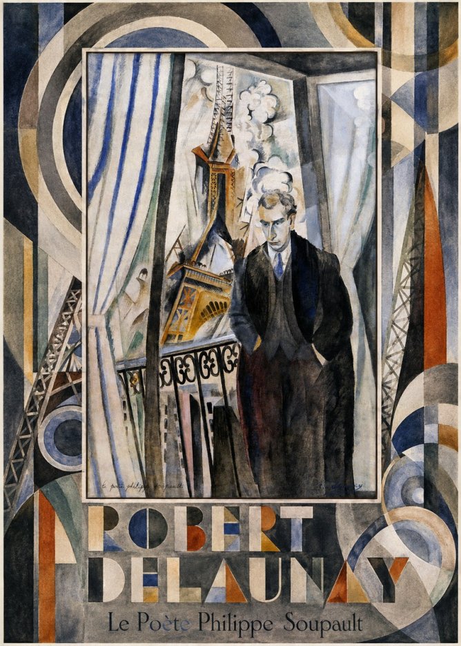 Robert Delaunay Le Poète Philippe Soupault No4 - Póster