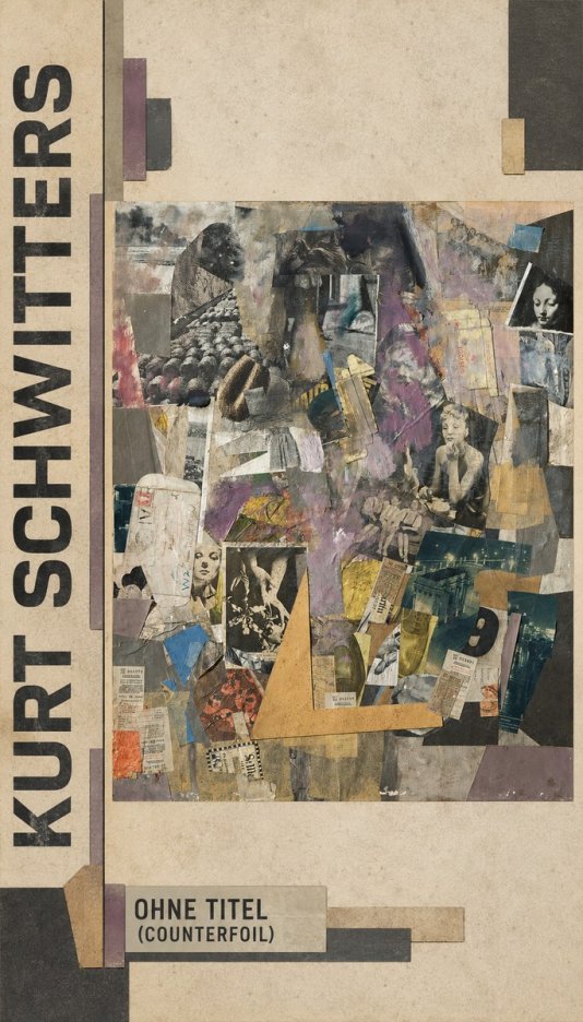 Kurt Schwitters Ohne Titel (Counterfoil) No2 - Póster