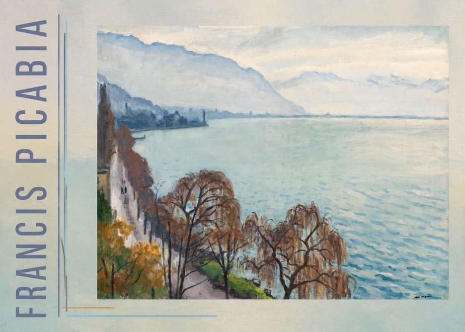 Francis Picabia Lac Léman No2 - Póster