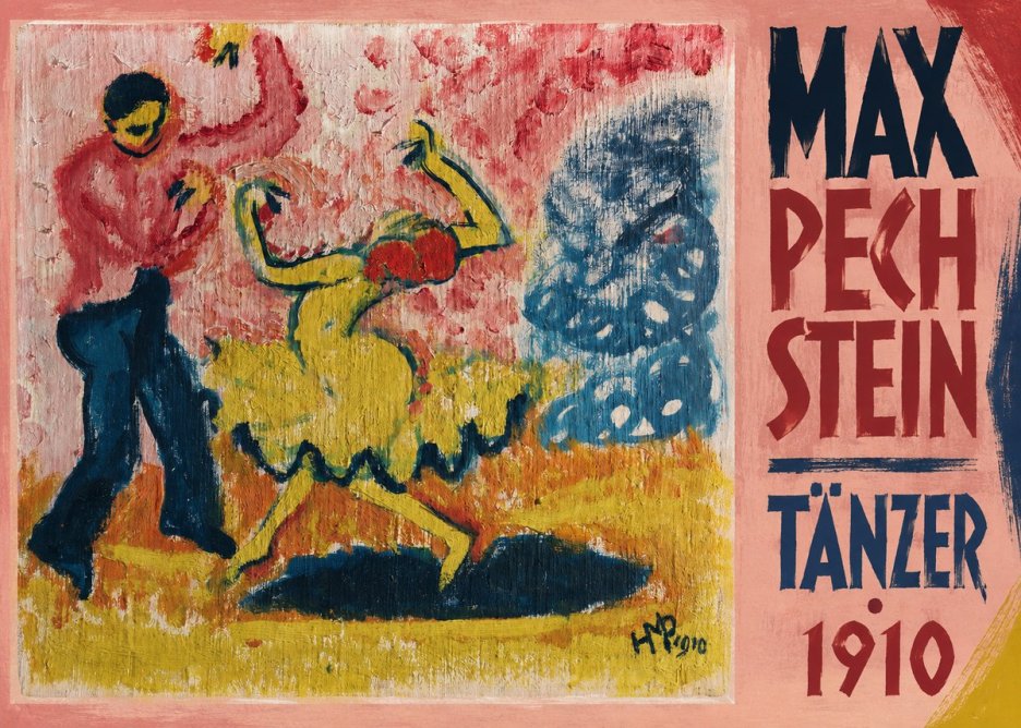 Max Pechstein Tänzer • 1910 No2 - Póster