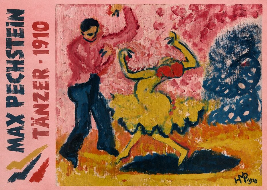Max Pechstein Tänzer • 1910 No5 - Póster