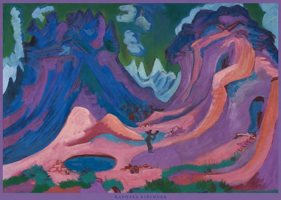 Raphael Kirchner Mountain Landscape II No5 - Póster