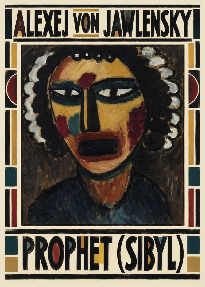 Alexej von Jawlensky Prophet (Sibil) No1 - Póster